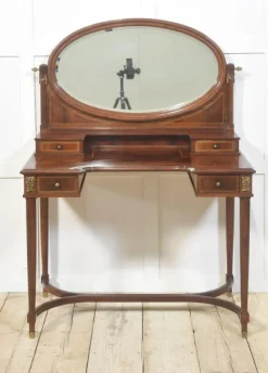 Pamono Mahogany Inlaid Dressing Table, 1890s> Dressing Tables