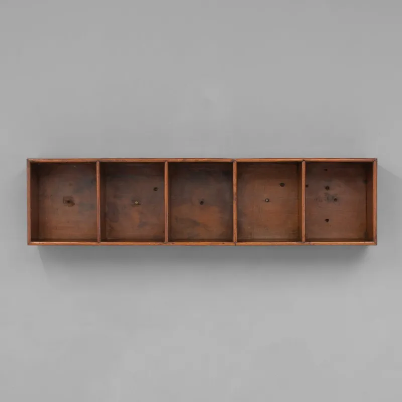 Outlet Pamono Mahogany Pigeon Holes, 1900