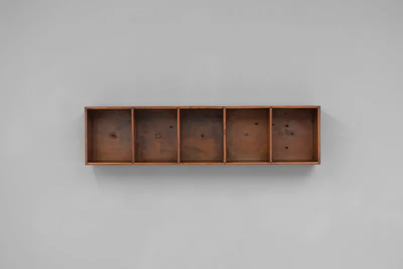 Outlet Pamono Mahogany Pigeon Holes, 1900