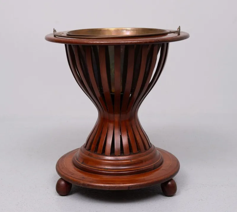 Online Pamono Mahogany Planter, Holland, 1880s