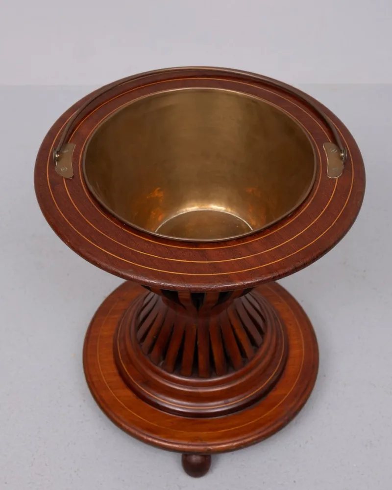 Online Pamono Mahogany Planter, Holland, 1880s