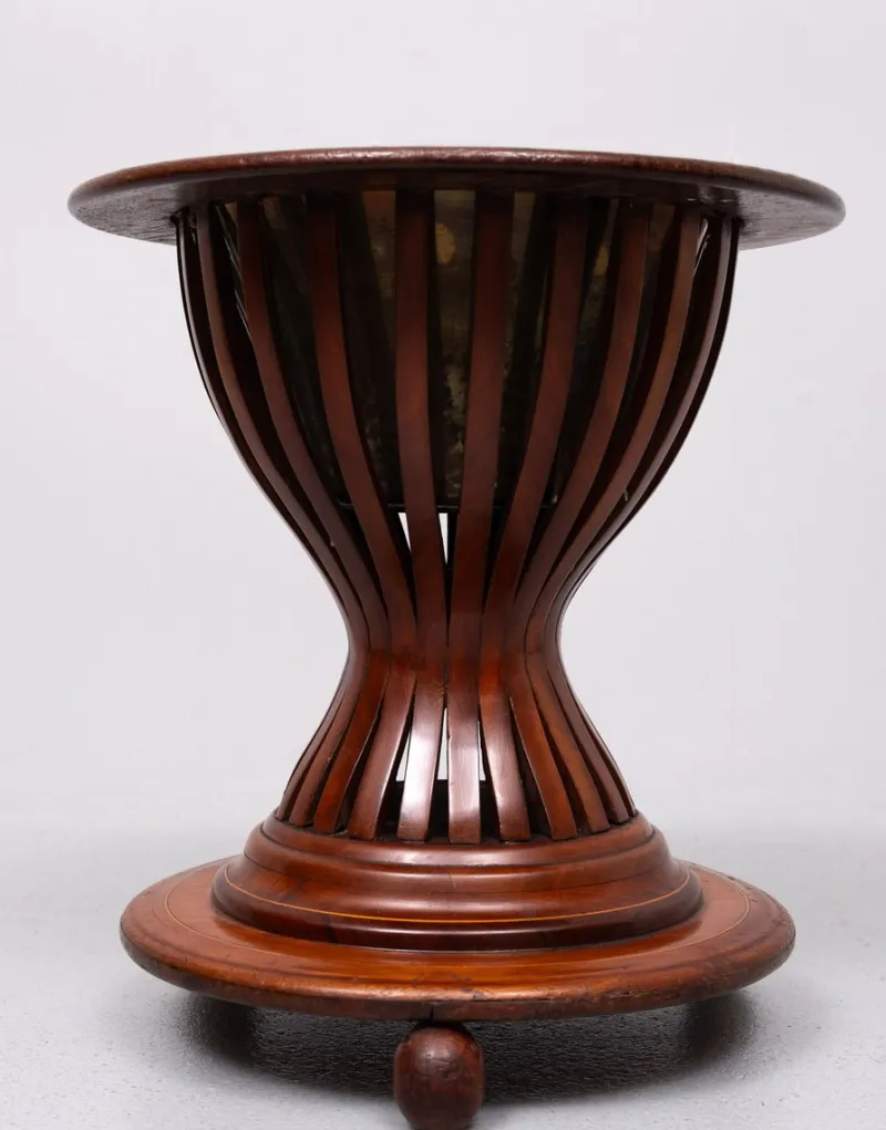 Online Pamono Mahogany Planter, Holland, 1880s