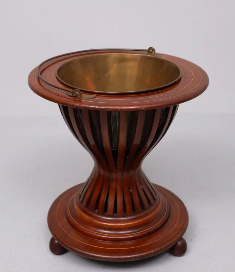 Online Pamono Mahogany Planter, Holland, 1880s