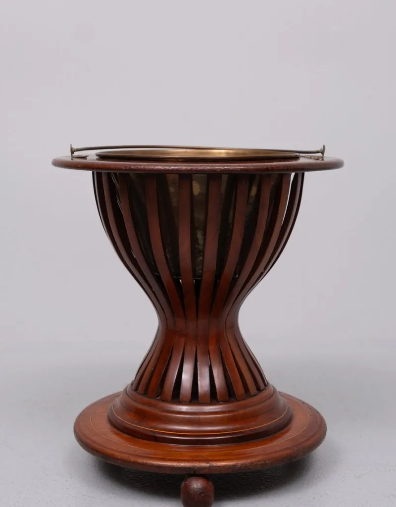 Online Pamono Mahogany Planter, Holland, 1880s