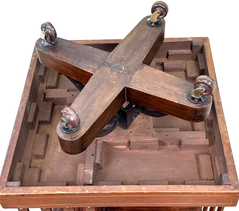 Pamono Mahogany Revolving Bookcase, Late 19th Century> Shelves & Wall Units