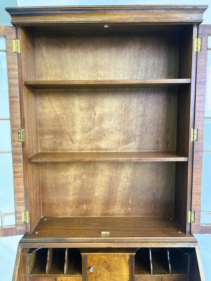 Sale Pamono Mahogany Secretaire by Reprodux Bevan Funnell Ltd., 1960s