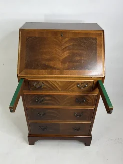 Pamono Mahogany Secretary from Burton Reproductions, England, 1970s