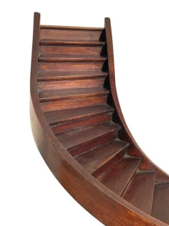 Online Pamono Mahogany Spiral Masters Staircase