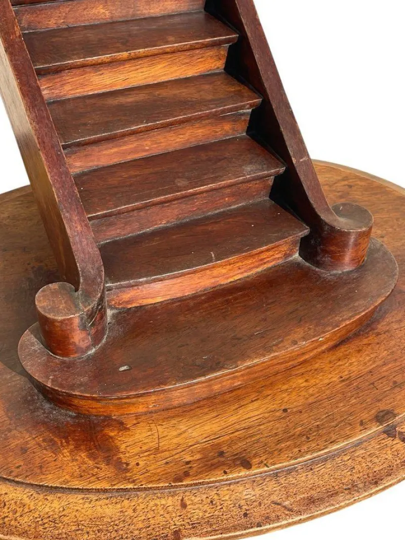 Online Pamono Mahogany Spiral Masters Staircase