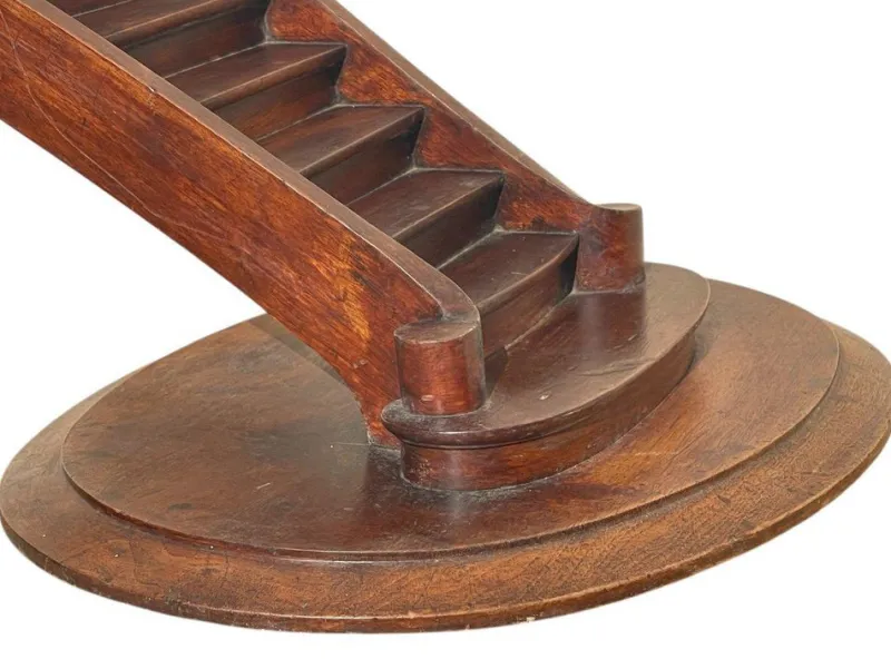 Online Pamono Mahogany Spiral Masters Staircase