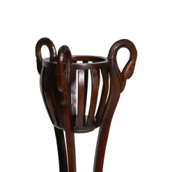 New Pamono Mahogany Wood Planters by Jacques Gruber, 1920s, Set of 2