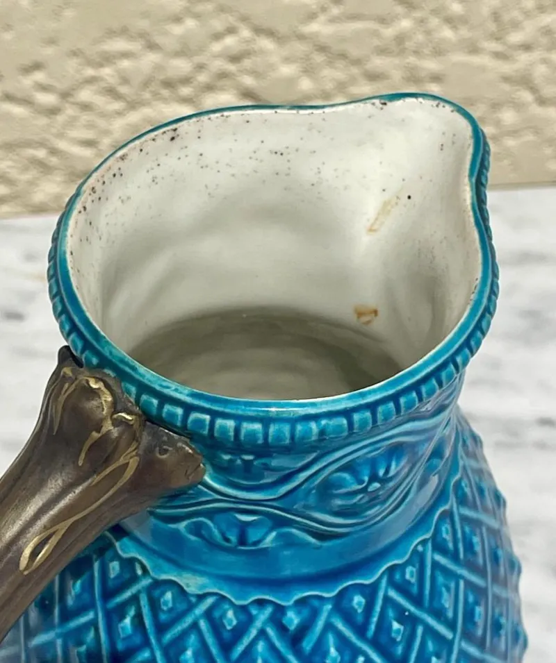 Online Pamono Majolica Pitcher from Royal Worcester