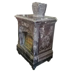 Pamono Majolica Stove, Late 19th Century - Early 20th Century><noscript><img width=