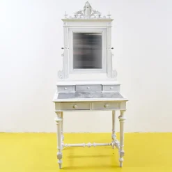 Pamono Make-Up Cabinet with Mirror and Marble, 1900s> Dressing Tables