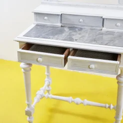 Pamono Make-Up Cabinet with Mirror and Marble, 1900s><noscript><img width=