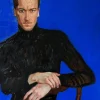 Discount Pamono Male Portrait with Hands on Ultramarine Blue Background, Oil Painting, 2000s