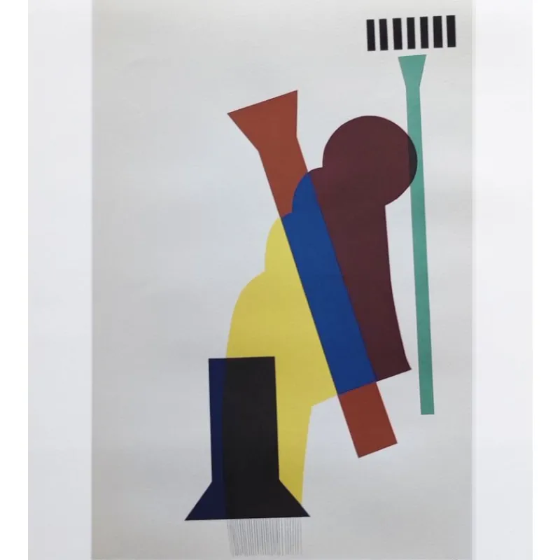 Hot Pamono Man Ray, Concrete Mixer, 1970s, Limited Edition Lithograph