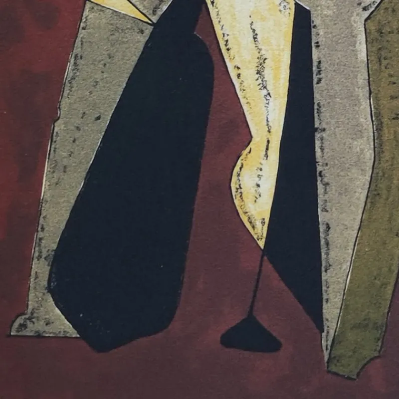 Pamono Man Ray, Promenade, 1960s, Lithograph> Mid-Century