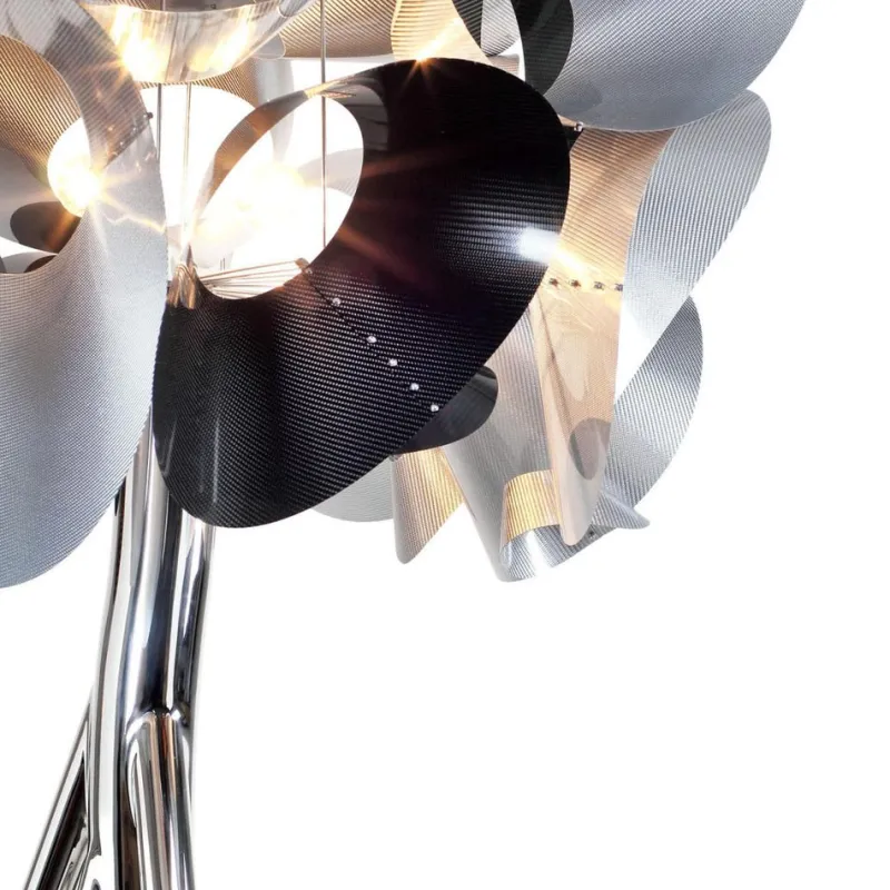 Pamono Mangrovia Em Floor Lamp in Stainless Steel and Aluminum by Barberini & Gunnell> Floor Lamps|Floor Lamps