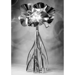 Pamono Mangrovia EM Floor Lamp in Galvanized Gold Aluminum by Barberini & Gunnell><noscript><img width=