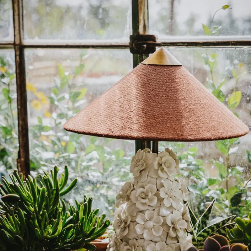 Online Pamono Manises Flora Blanco Lamp by Can Betelgeuse Studio