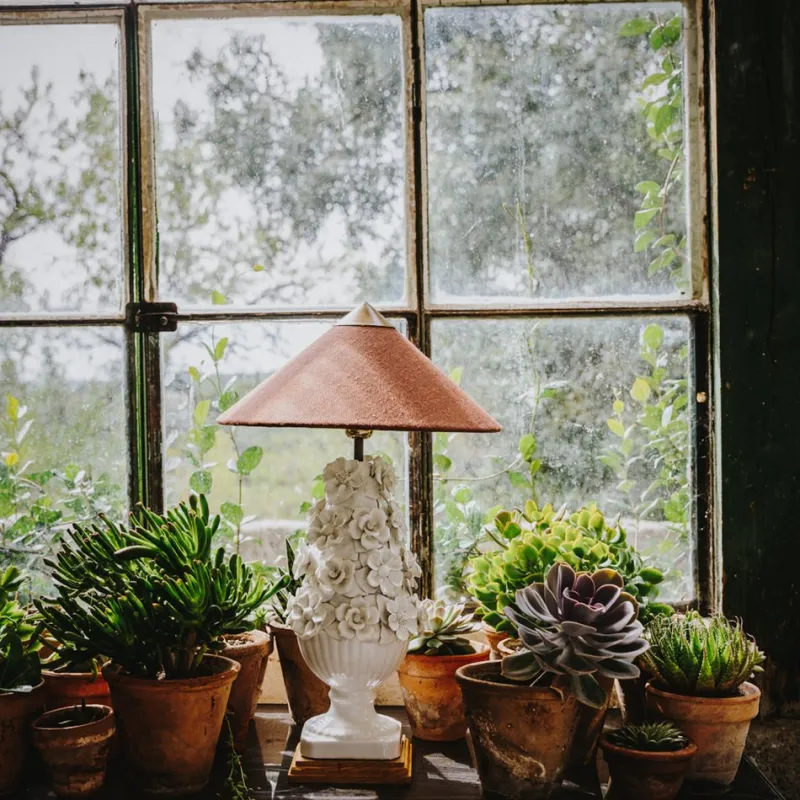 Online Pamono Manises Flora Blanco Lamp by Can Betelgeuse Studio