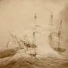 Pamono Manner of George Chambers Snr OWS, Shipwreck, Early 19th Century, Watercolour