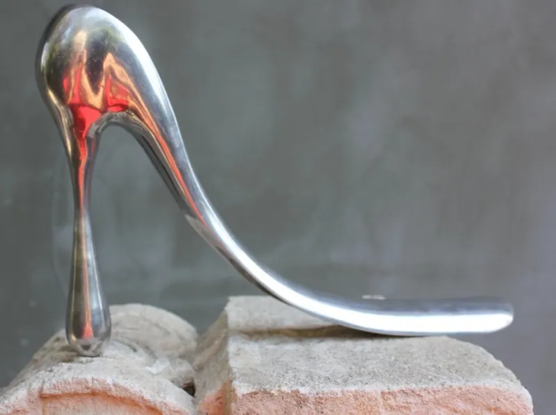 Clearance Pamono Manolo Blahnik Shoe Horn in Cast Aluminum, 2000s