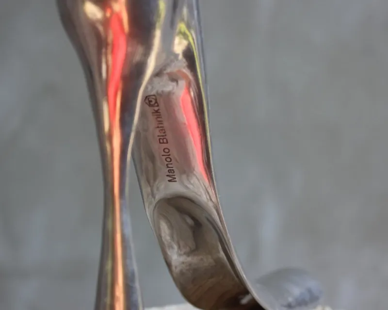 Clearance Pamono Manolo Blahnik Shoe Horn in Cast Aluminum, 2000s