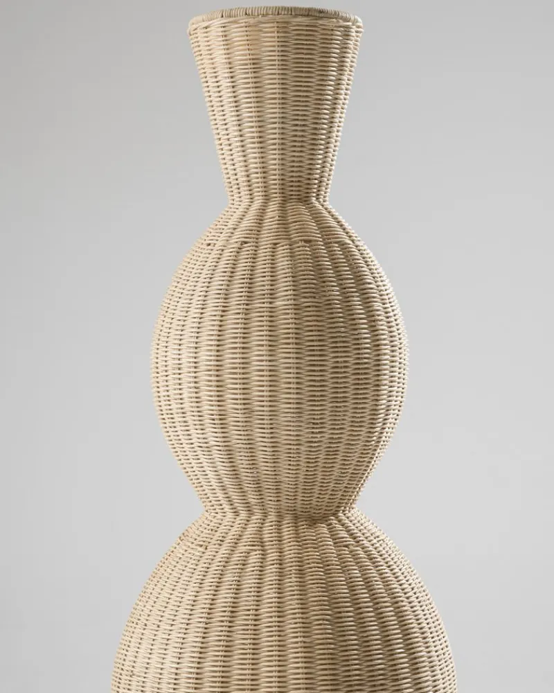 Pamono Manon Column in Rattan from Heaps & Woods, 2010s> Pedestals And Columns