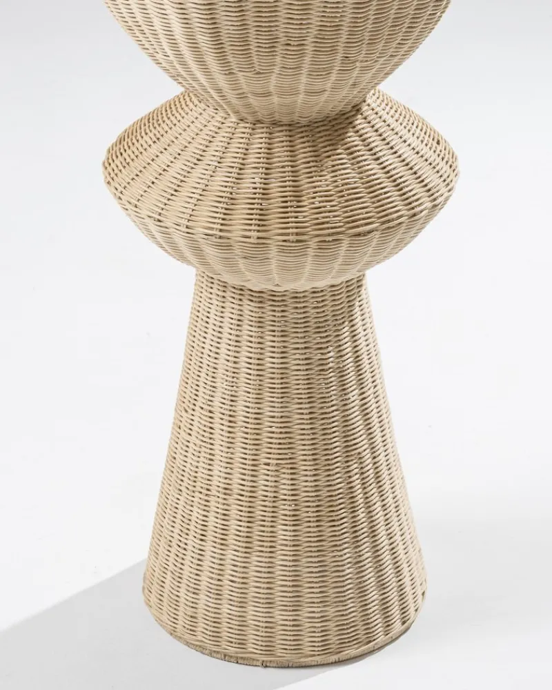Pamono Manon Column in Rattan from Heaps & Woods, 2010s> Pedestals And Columns