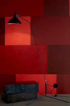 Pamono Mantis Bs1 Large Floor Lamp by Bernard Schottlander><noscript><img width=
