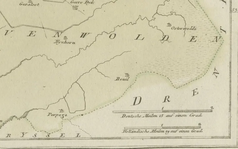 Pamono Map of Friesland Province by Von Reilly, 1791> Wall Decor