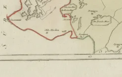 Pamono Map of Friesland Province by Von Reilly, 1791><noscript><img width=