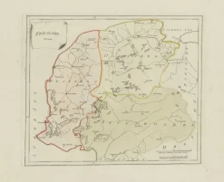 Pamono Map of Friesland Province by Von Reilly, 1791><noscript><img width=