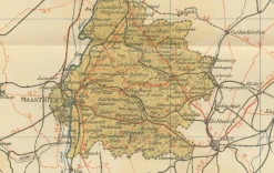 Outlet Pamono Map of Limburg, 1914