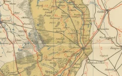 Outlet Pamono Map of Limburg, 1914