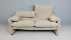 Pamono Maralunga 2-Seater Sofa by Vico Magistretti for Cassina, 1970><noscript><img width=