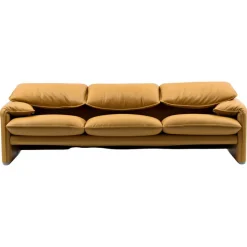 Clearance Pamono Maralunga Two-Seater Sofa by Vico Magistretti for Cassina