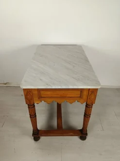 Pamono Marble Butchers Table, 1890s><noscript><img width=