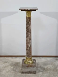 Pamono Marble Column, Late 19th Century> Pedestals And Columns