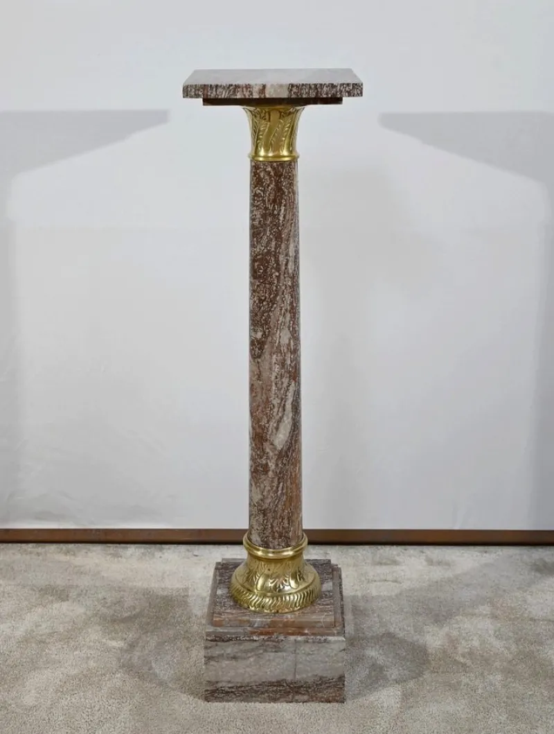 Pamono Marble Column, Late 19th Century> Pedestals And Columns