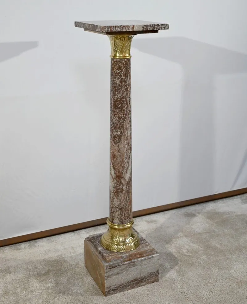 Pamono Marble Column, Late 19th Century> Pedestals And Columns