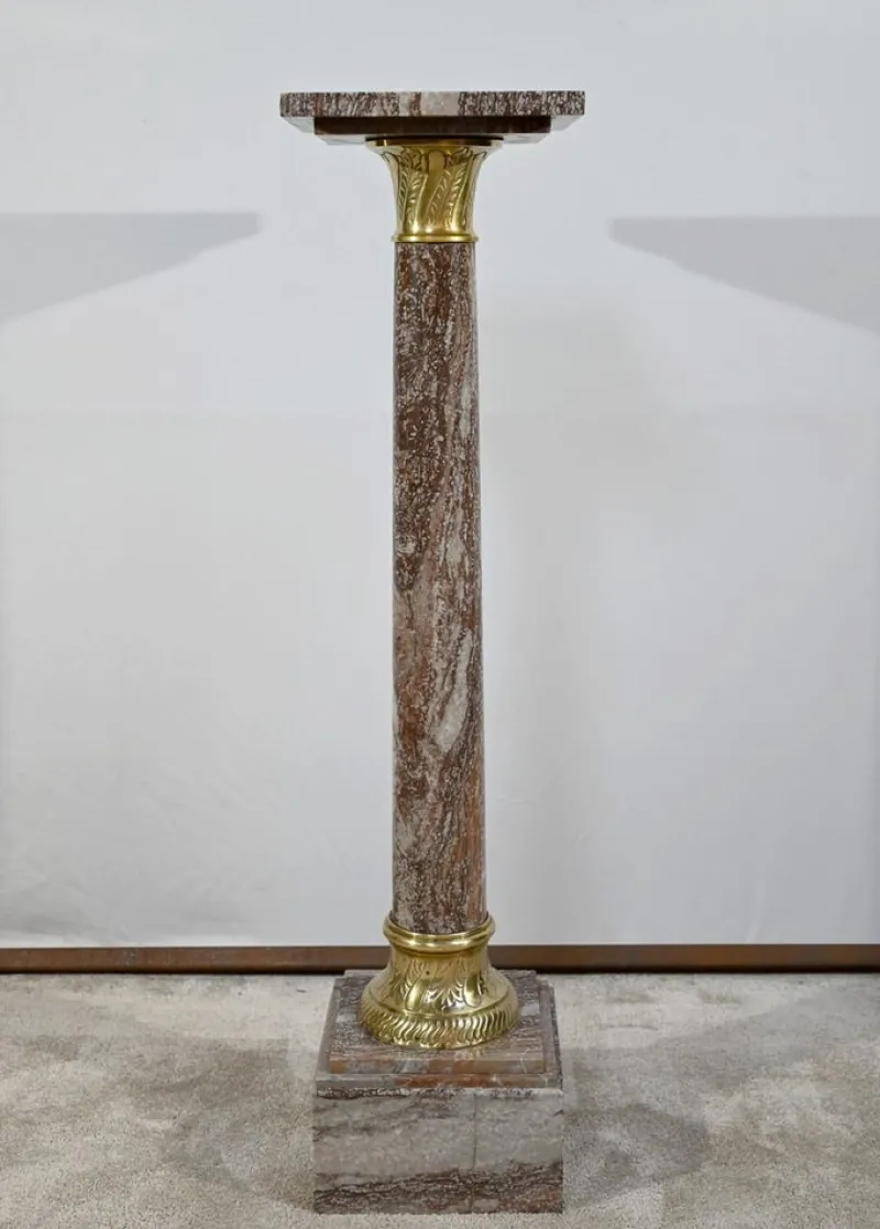 Pamono Marble Column, Late 19th Century> Pedestals And Columns