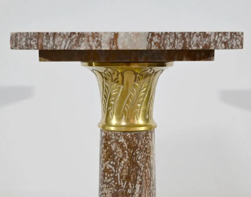 Pamono Marble Column, Late 19th Century> Pedestals And Columns