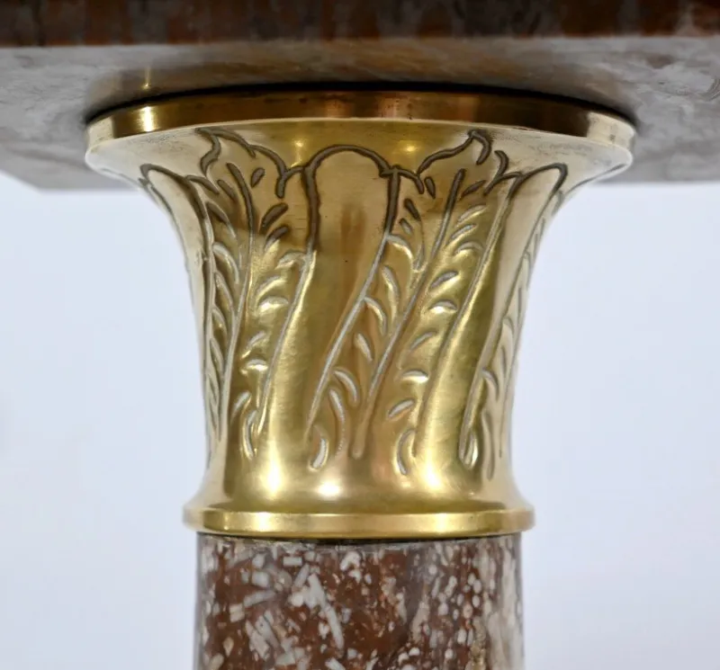 Pamono Marble Column, Late 19th Century> Pedestals And Columns