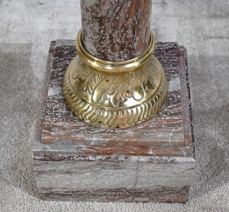 Pamono Marble Column, Late 19th Century> Pedestals And Columns