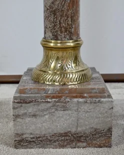 Pamono Marble Column, Late 19th Century><noscript><img width=