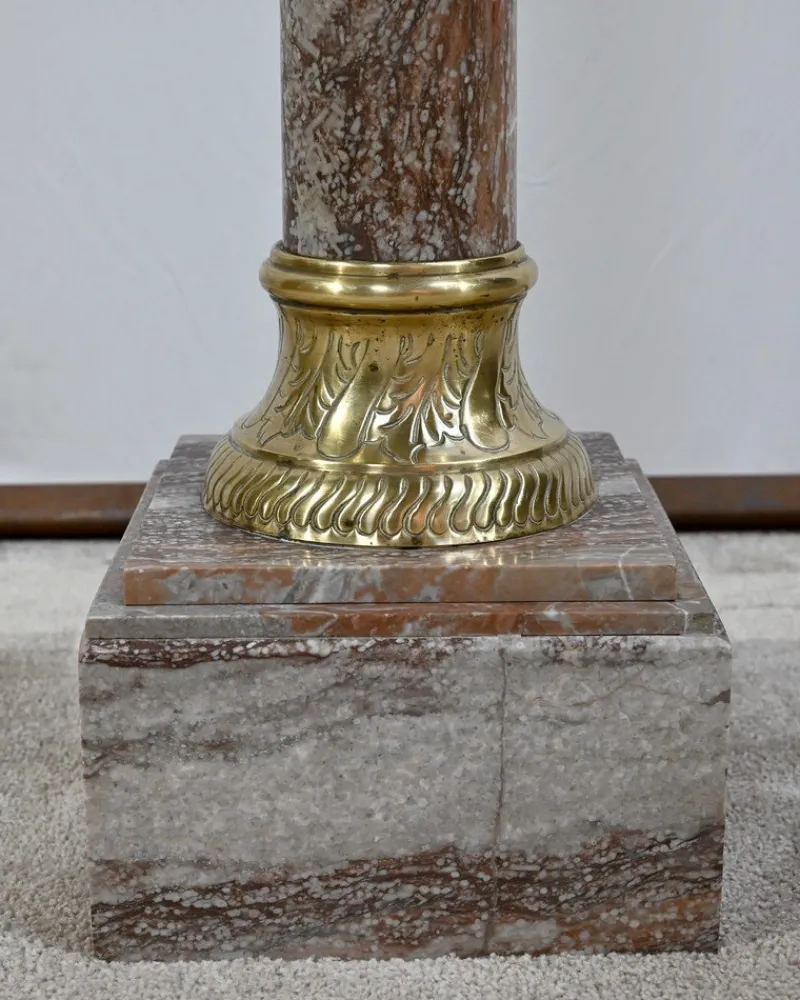 Pamono Marble Column, Late 19th Century> Pedestals And Columns