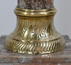 Pamono Marble Column, Late 19th Century><noscript><img width=